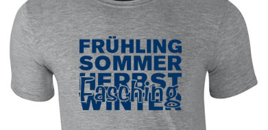 5 Jahreszeit Fasching Maenner T Shirt 2678 1